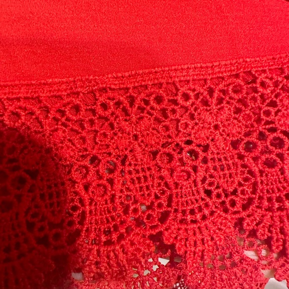 Storybuk Top NWT Red 1XL 3/4 sleeve beautiful detail - Picture 5 of 8